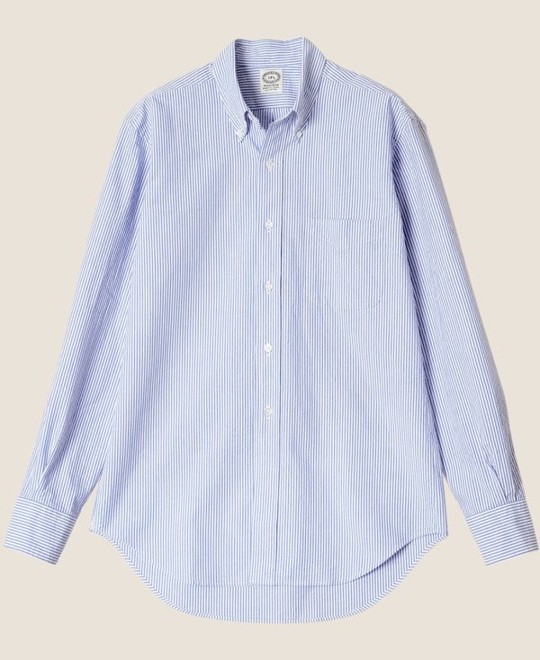 VINTAGE IVY BUTTON-DOWN SEERSUCKER STRIPE